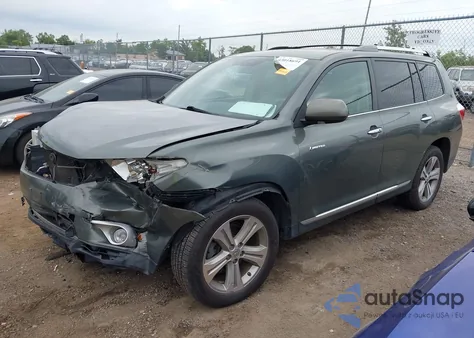 2013 Toyota Highlander Limited V6 from USA, damaged, VIN 5TDDK3EH0DS251079